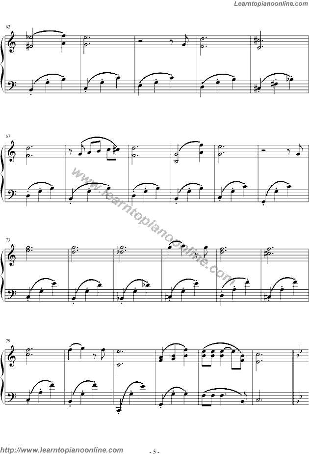 Super Mario Bros by Yoko　Shimomura Piano Sheet Music Free