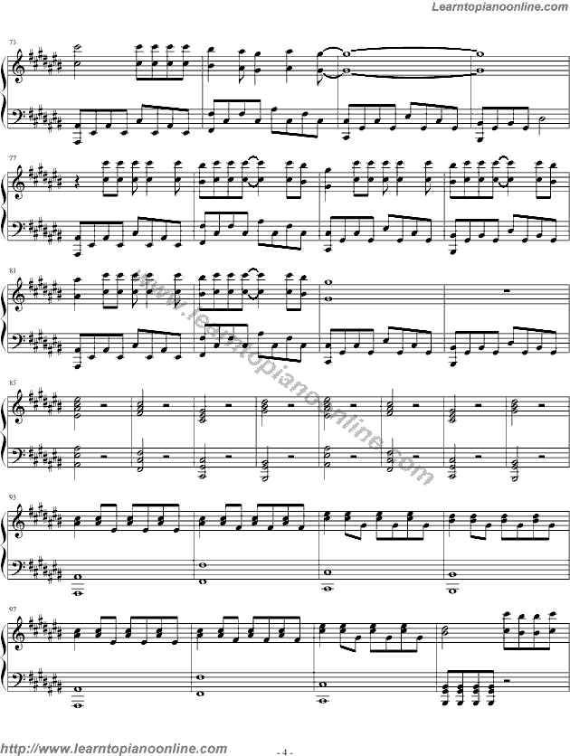 One by Epik High Piano Sheet Music Free