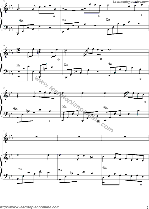 LeeLoos theme by Maksim Mrvica Piano Sheet Music Free