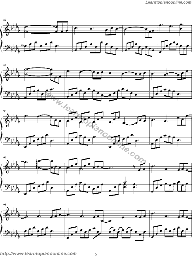 The End Of August by Yanni Piano Sheet Music Free