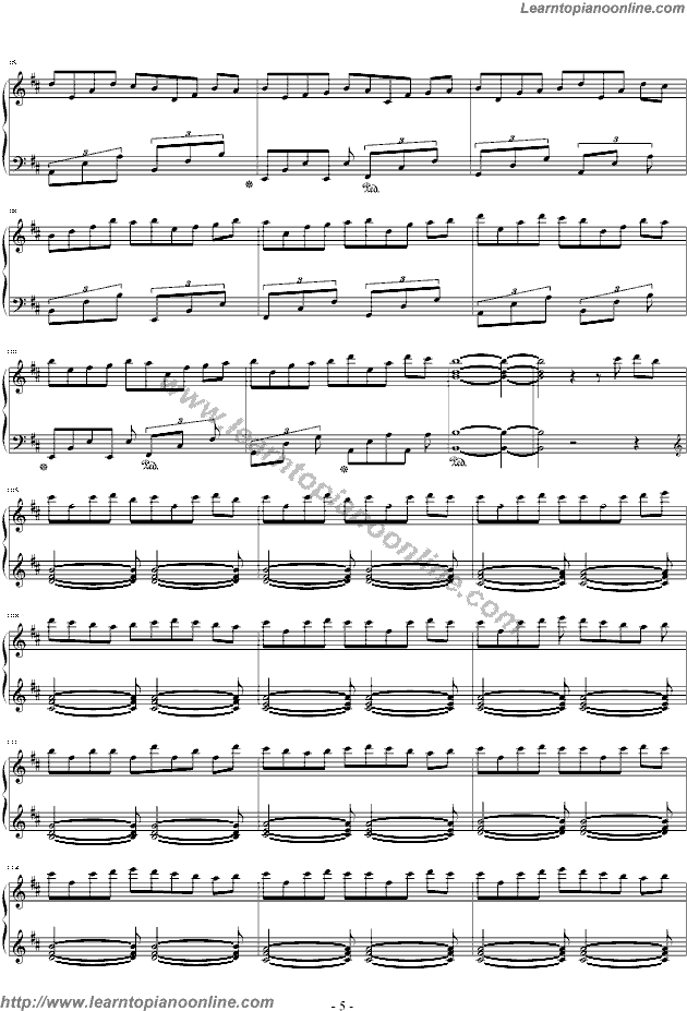 Nostalgia by Yanni Piano Sheet Music Free