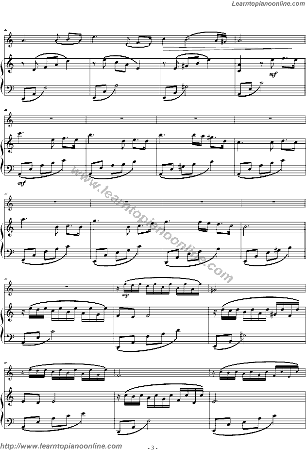 Passacaglia by The Secret Garden Piano Sheet Music Free