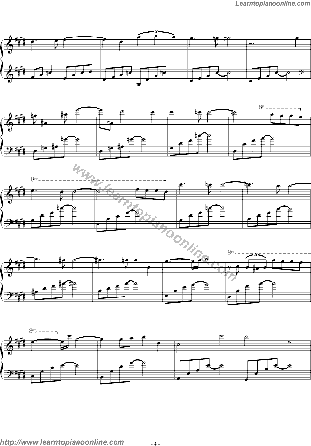 Lake Louise II by Yuhki Kuramoto Piano Sheet Music Free