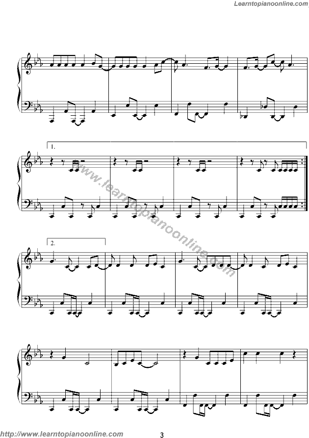 Paparazzi by Lady GaGa Piano Sheet Music Free