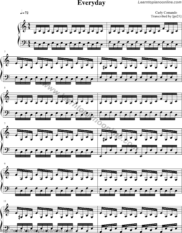  Piano Sheet Music Free