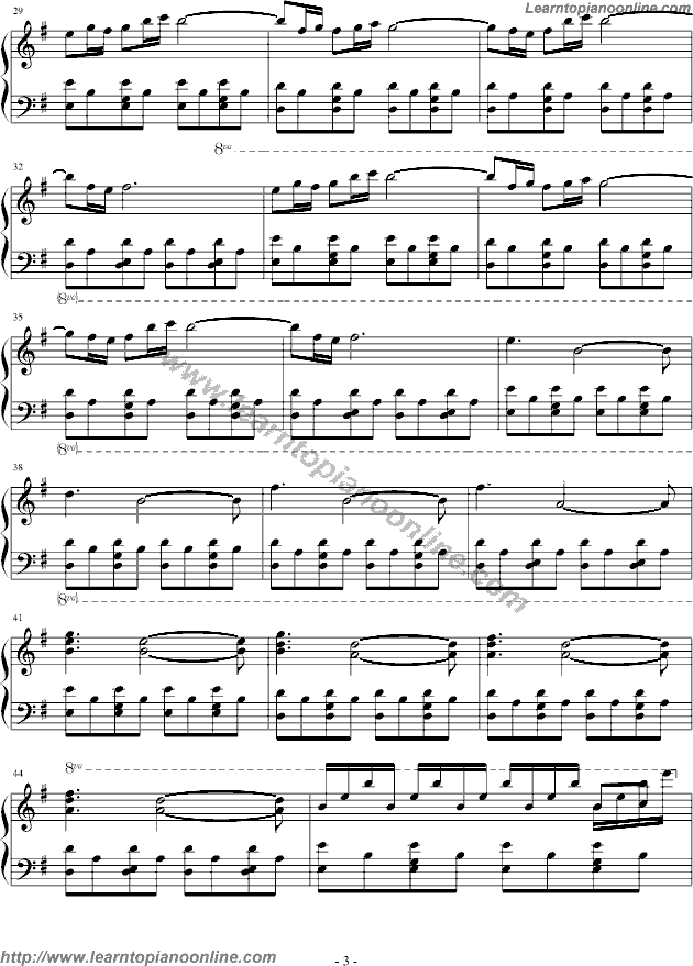 Comptine Dun Autre Ete L Apr Piano Sheet Music Free