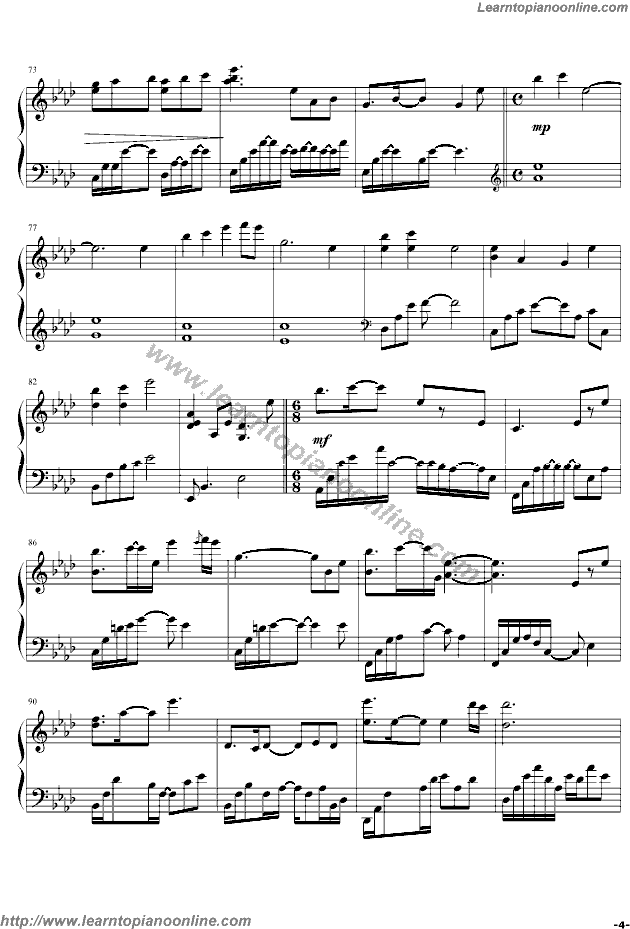 Ribbonized by Yiruma Piano Sheet Music Free