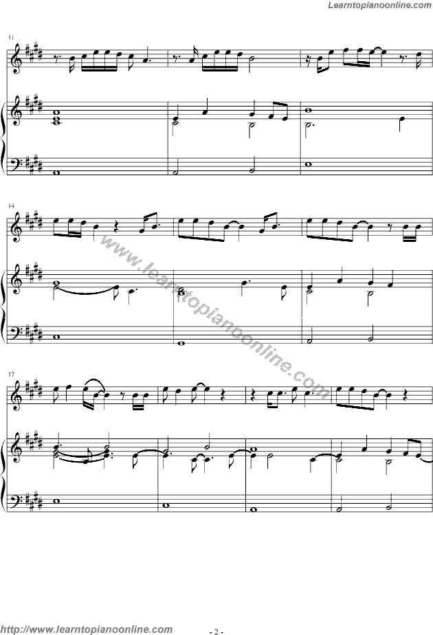 Good bye my lover by James blunt Piano Sheet Music Free