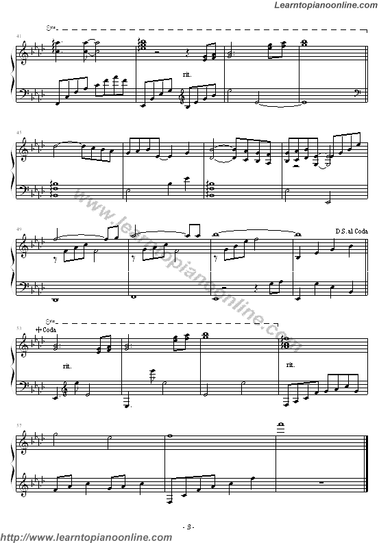 So Long My Friend by Yanni Piano Sheet Music Free