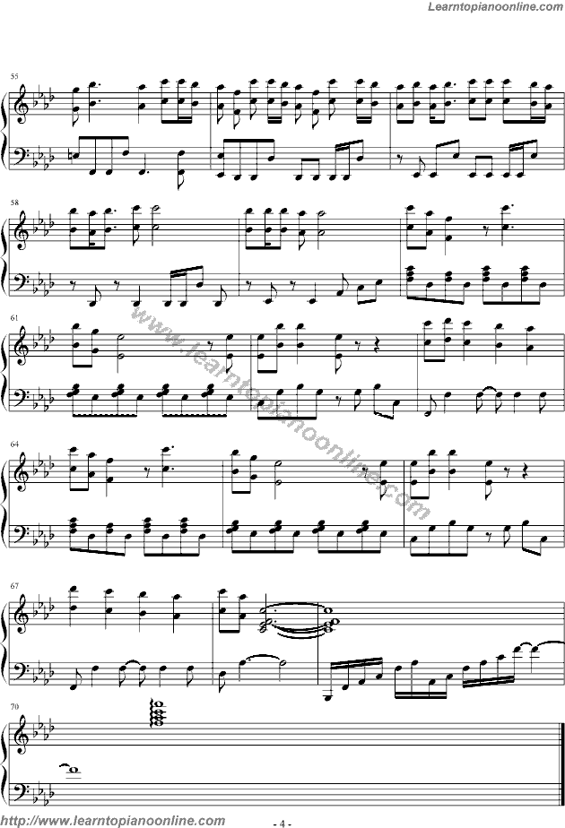 Prisoner of Love by Utada Hikaru Piano Sheet Music Free