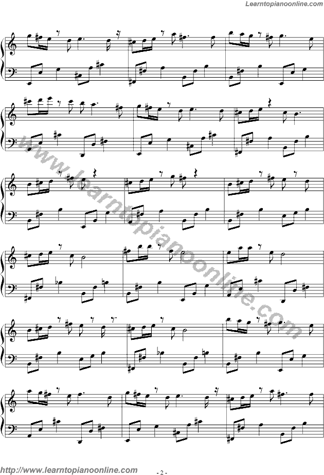 Never say goodbye by My Girl Korea TV Free Piano Sheet Music