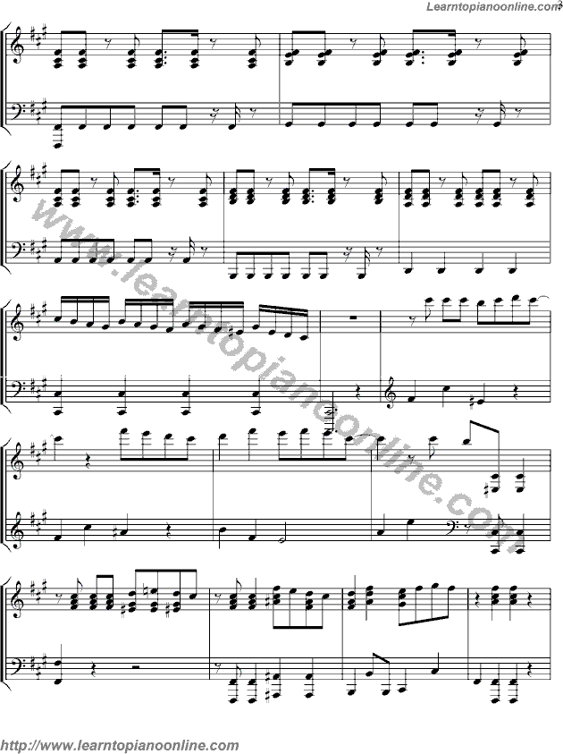 Cry Cry by T-ara Free Piano Sheet Music