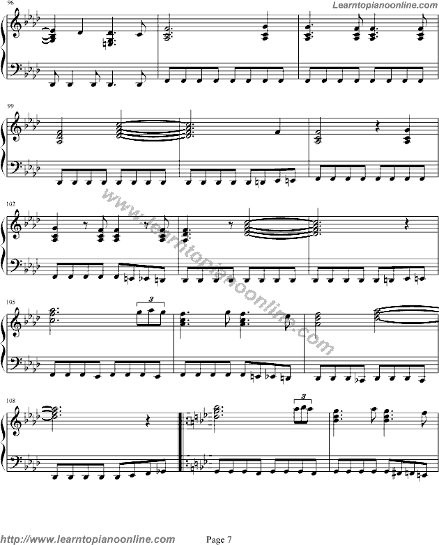 The Phantom of the Opera Free Piano Sheet Music