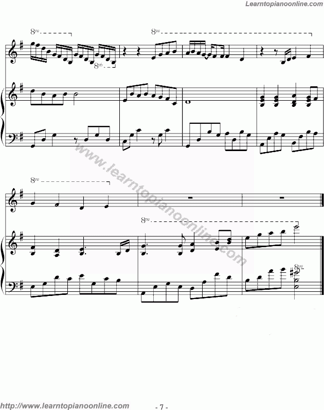 Animal Forest-Bluebird Story by DJ Okawari Free Piano Sheet Music Chords Tabs Notes Tutorial Score