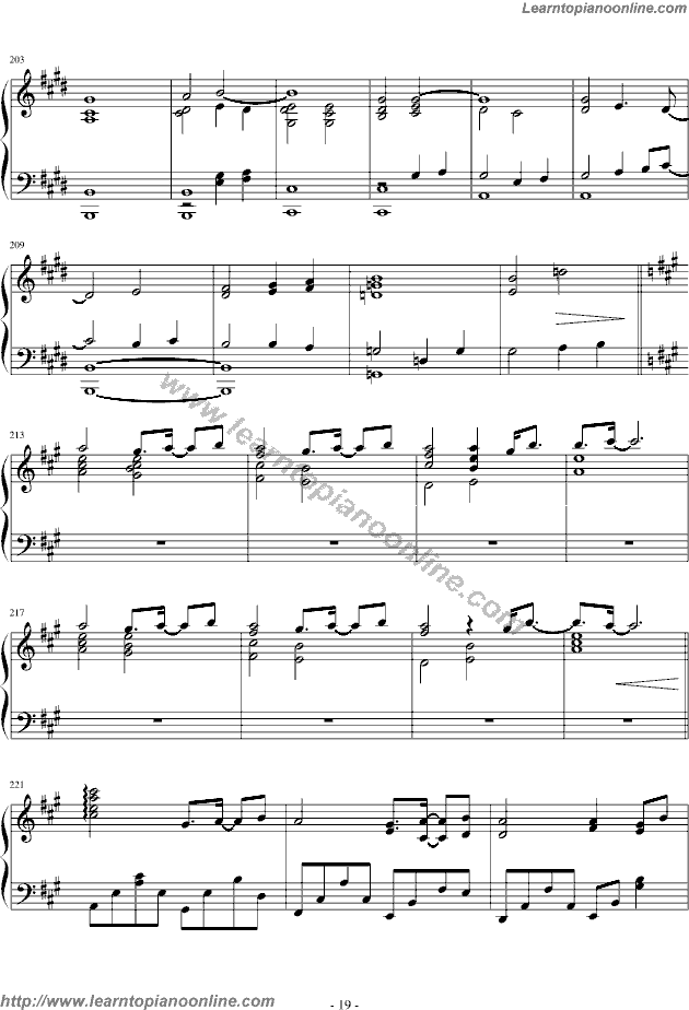 X Japan - Without You Piano Sheet Music Chords Tabs Notes Tutorial Score Free