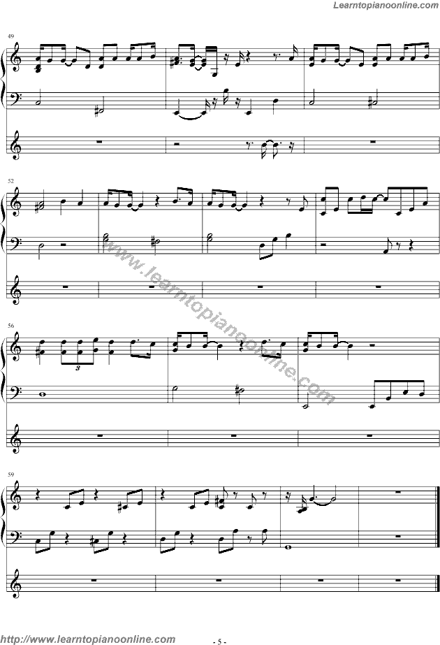 X Japan - Say Anything Piano Sheet Music Chords Tabs Notes Tutorial Score Free