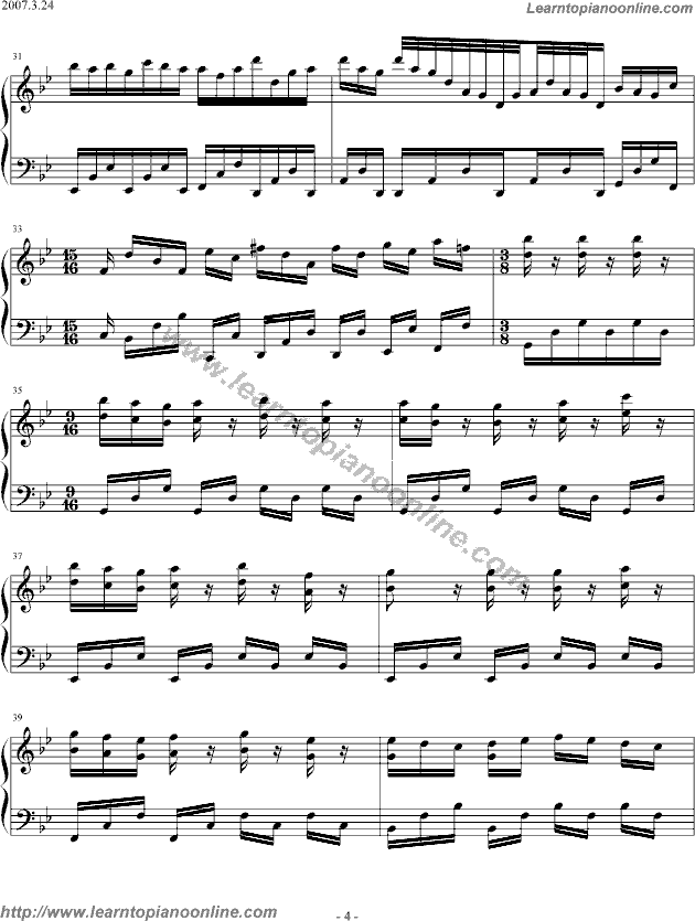 Yanni - Marching Season(version2) Piano Sheet Music Chords Tabs Notes Tutorial Score Free