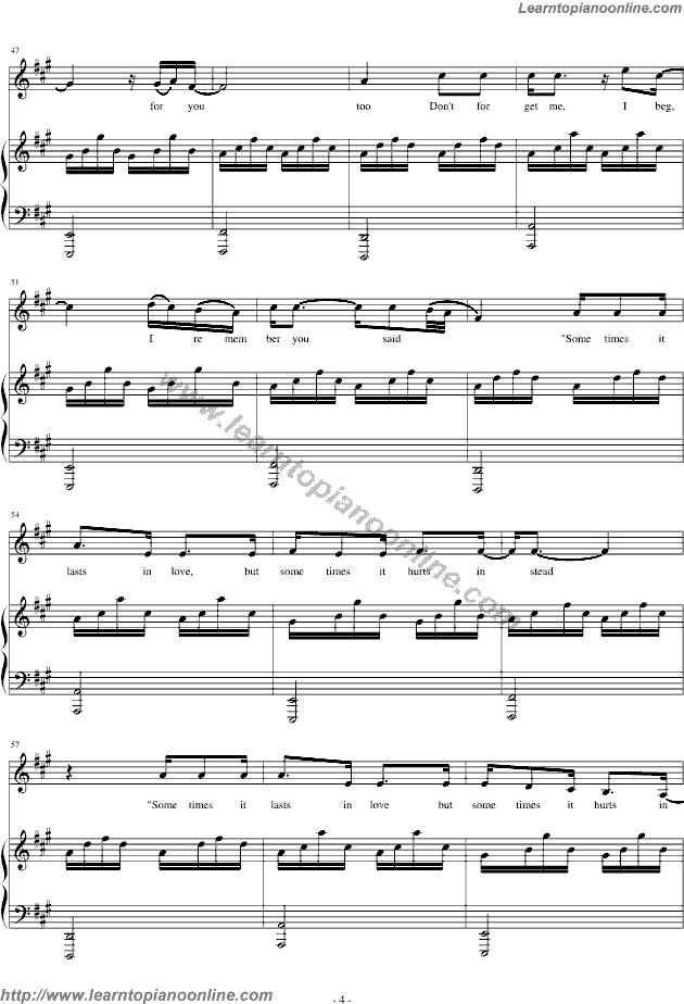 Adele - Someone Like You Piano Sheet Music Chords Tabs Notes Tutorial Score Free