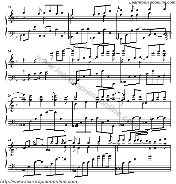 Yiruma - Love Me(version2) Piano Sheet Music Free