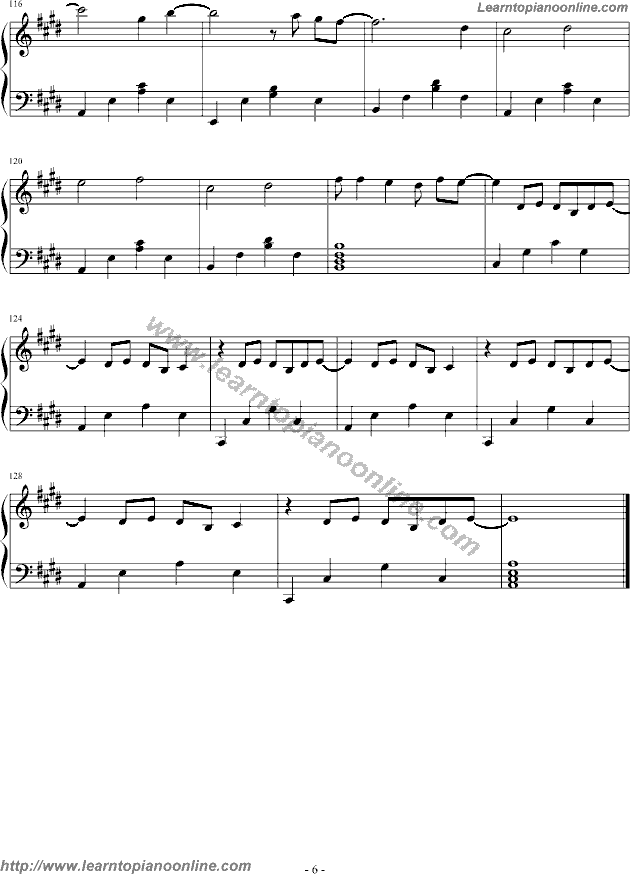 Avril Lavigne - Innocence Piano Sheet Music Free