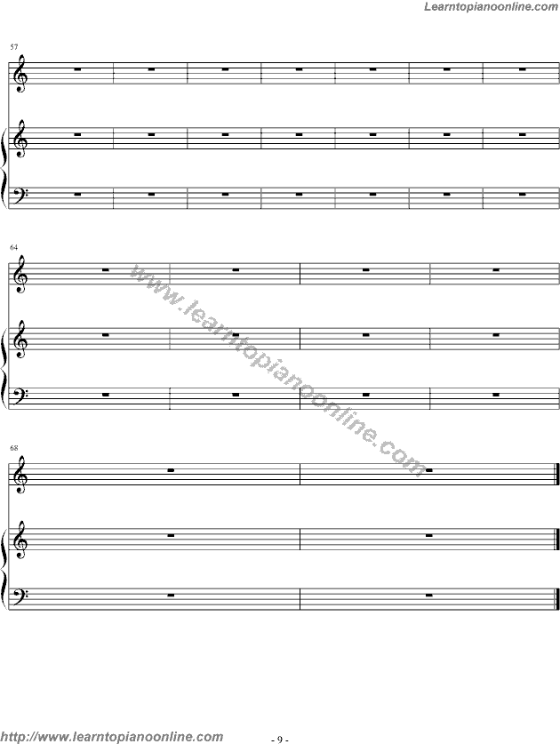 Daniel Powter - Free Loop Piano Sheet Music Free